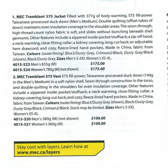 Vintage MEC Tremblant Jacket - Picture 6 of 6